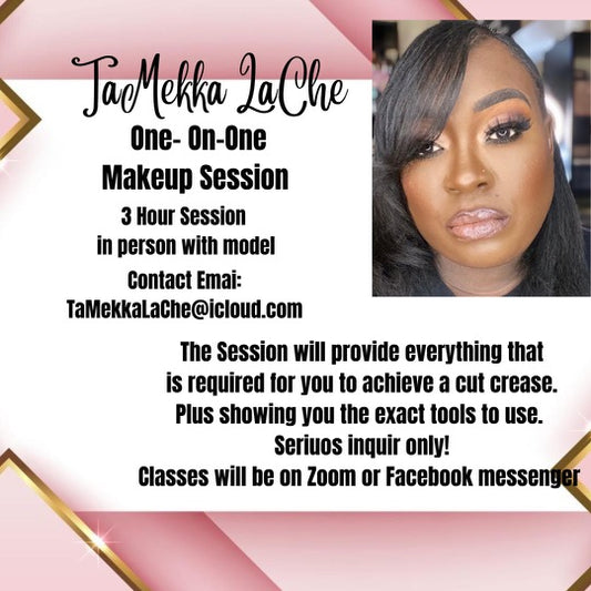 One on One Makeup Session in Person